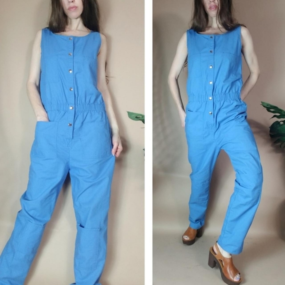 Vintage Sleeveless Jumpsuit M L